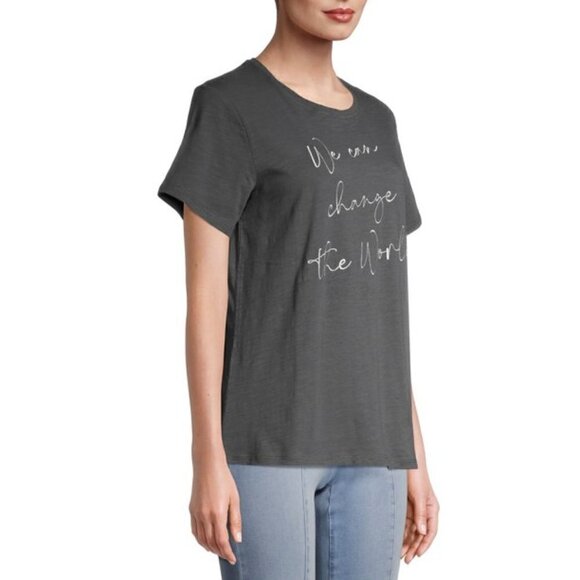 Time and Tru Short Sleeve Graphic T-Shirt - Picture 2 of 13